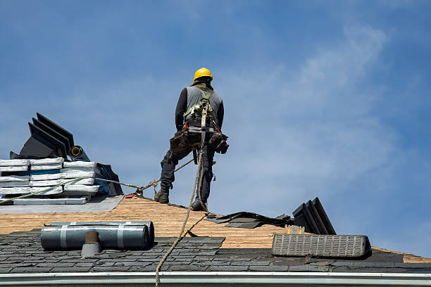Professional Roofing technician working in Morrisdale, PA